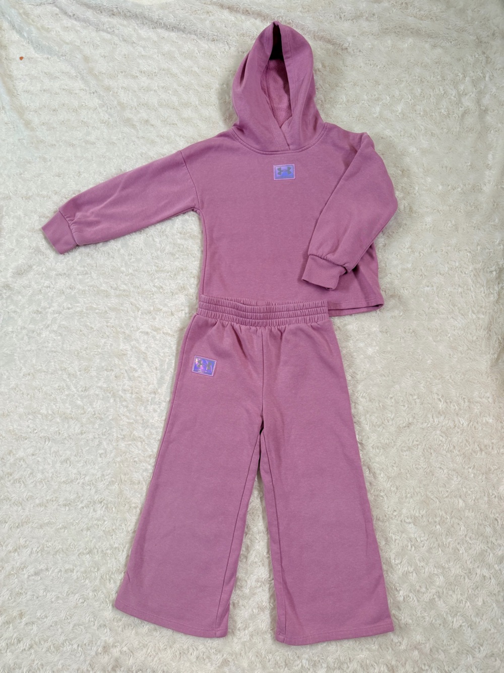Under Armour Girls Pink Elixir Sweatshirt & Joggers Set